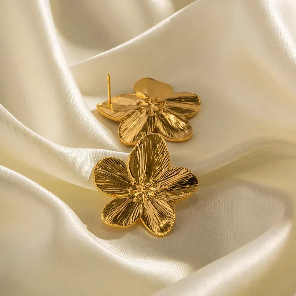 Sabine - Floral Statement Earrings Feminine and Elegant
